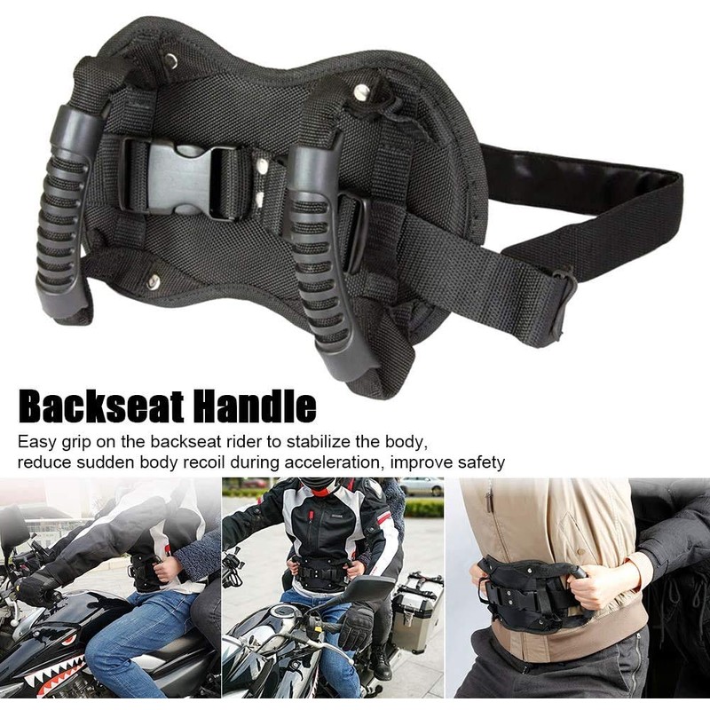 Selotrot Motorcycle Seat Belt System for Passenger Passenger Adjustable Strap