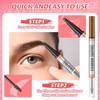 2in1 Augenbrauenstift mit Gel, Microblading pen & wasserfester brow pencil