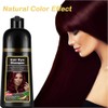 Lymznus Champú Tinte Instantáneo Rojo Vino Oscuro Canas Color Natural