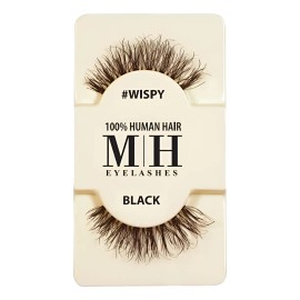Pestaña Postiza Mh Makeup 100% Cabello Humano Reutilizable