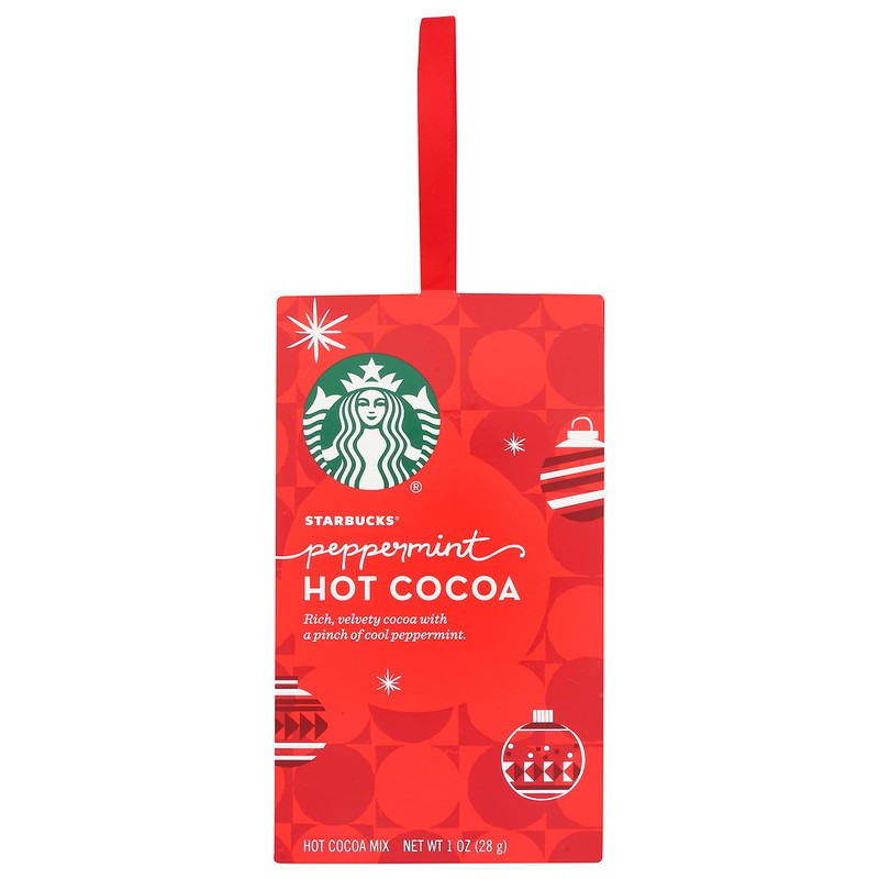 Starbucks Hot Cocoa Peppermint 1 Oz. Ornament (3 pack)