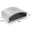 Open Faced Grill Pizza Oven for Gas or Charcoal Grill,
