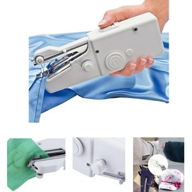 TEHAUX Handheld Sewing Machine, Sewing Machine Portable Small Sewing Machine Cordless Sewing Machine for Home and Travel (Random Color)