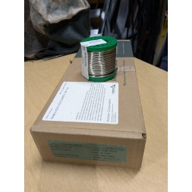 Indium Aerospace Surplus Sn96.5% Ag3.5% Solder Solid Wire .125" 1LB !Charity!