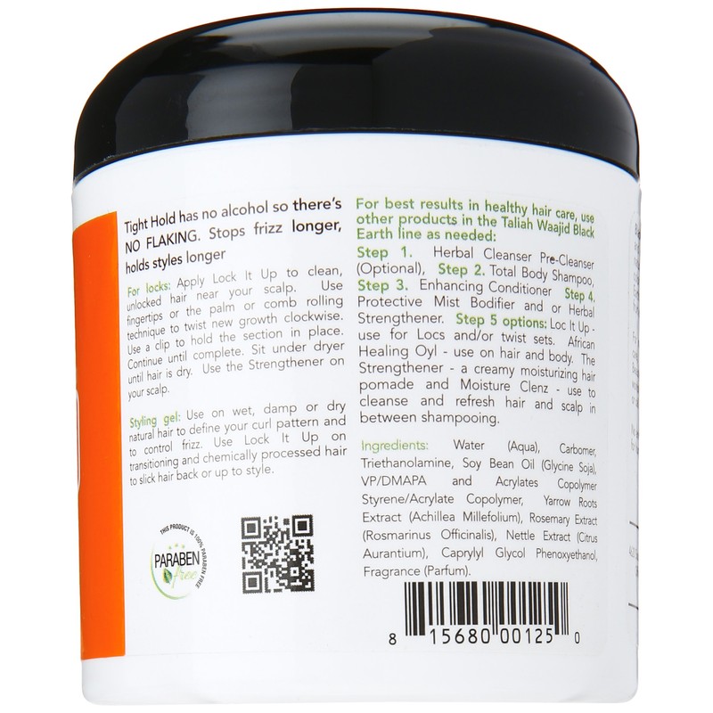 Taliah Waajid Black Earth Products Tight Hold for Natural Hair,