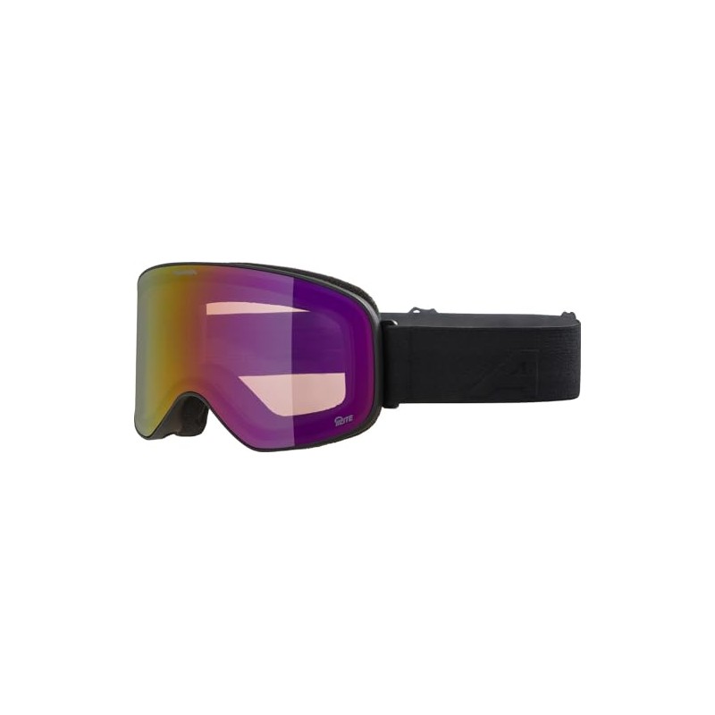 ALPINA Slope Q-Lite Mirrored Contrast Enhancing OTG Ski Goggles with
