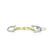 JA Horse Metallic Keyring Horse Rider Pony, Bit D-ring gold