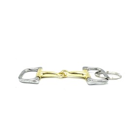 JA Horse Metallic Keyring Horse Rider Pony, Bit D-ring gold