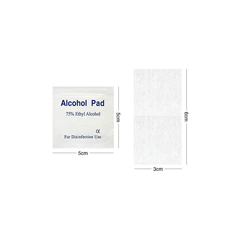 Box of 100pc of Alcohol Pads Alcohol Wipes Pads 75%
