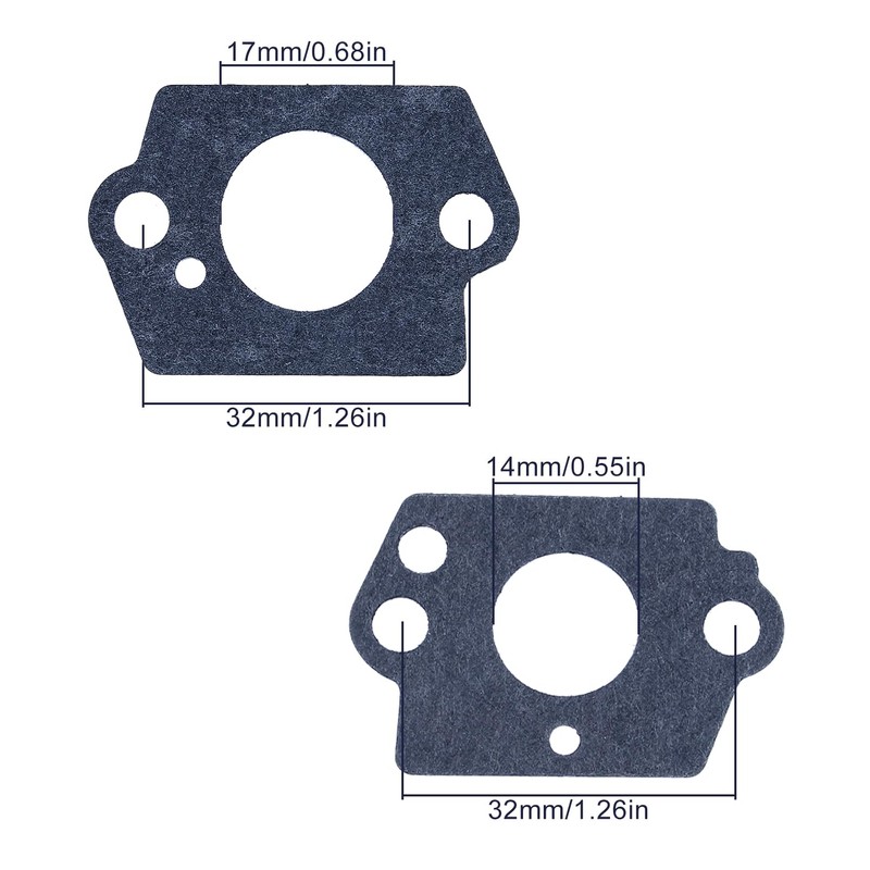 Gubeter 20 x Carburetor Gasket Kit for Zama and Walbro