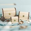 Ideen mit Herz Wooden Treasure Chests with Metal Clasp, Various