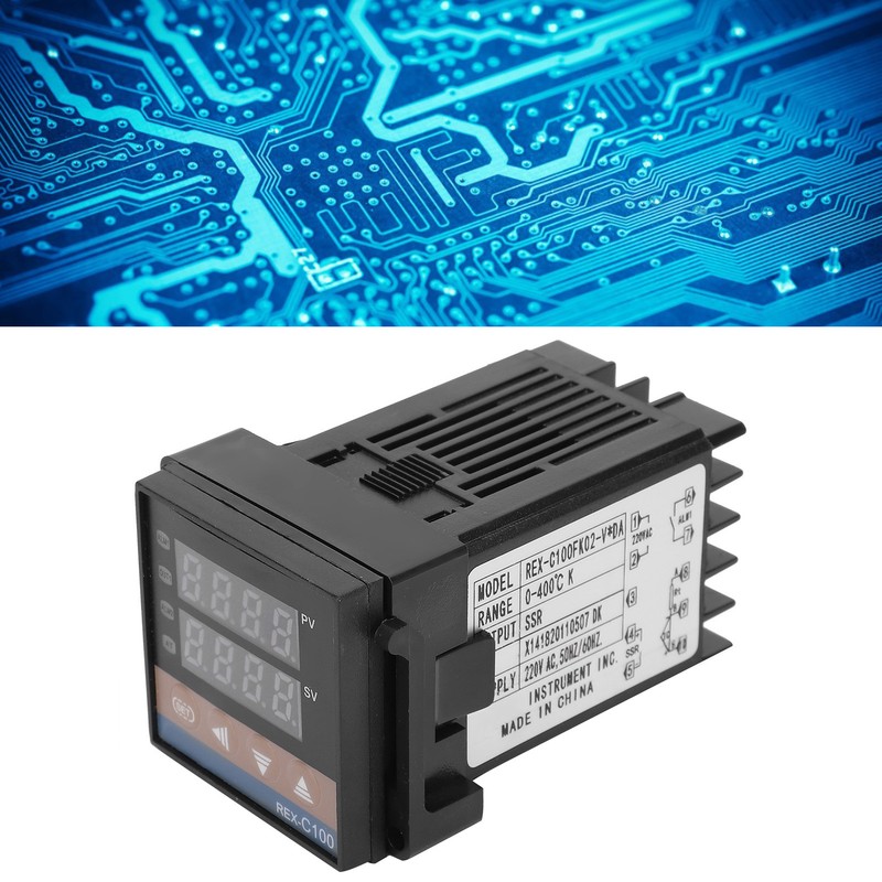 BERM Temperature Controller Digital Display Smart Thermostat Switch REXC100FK02VxDA