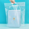 Easy Packaging SPE Transparent Zipper Stand-Up Pouch 19x30+5 (50 Count) 0.085T 2ea