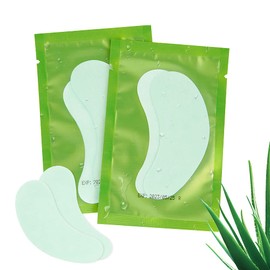 Lunamoon Eye Pads Eyelash Pads for Eyelash Extension Eyelash Lifting Eyelashes Colouring Eyelashes Eye Patches Eyelash Extension Pad 50 Pairs (Green Colour)