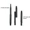Small Super Slim Ultra Mini Black Metal Retractable Travel Lip