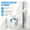 Juego de Cepillo de Inodoro Deshechable 48pcs, Soporte - Cepillo