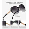 KALIYADI Polarized Sunglasses Womens Trendy Square Ladies Sun Glasses Classic