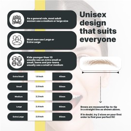 My Two Brows 20 Pairs Medium Brown Temporary Eyebrow Tattoos, Waterproof and Smudge-Proof Medium Everyday Style Realistic Eyebrow Stickers for Men & Women, Easy to Apply, Won't Work on Existing Brows