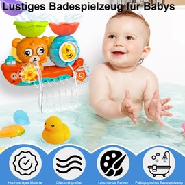 Bath Toy, Bath Toy Children from 1 2 3 4 Years, Water Toy Children's Toy, Bathtub Toy Baby, Bath Toy Birthday for Girls Boys