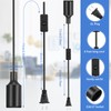 10 Pack Hanging Light Cord Pendant Light Cord with Switch