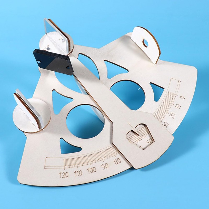 Toyvian Instruments Sextant Marking Sky Navigation Artificial Horizon Navigation Bundle