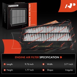 A-Premium Engine Air Filter Compatible with Kia Stinger 2018-2023 & Genesis G70 2019-2023, 2.5L 3.3L, Replace# 28113J5350
