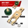 Nilight Top Post Battery Switch Heavy Duty 12DVC 125A Negative