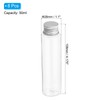 PATIKIL 50ml Plastic Test Tubes with Screw Caps, Set of