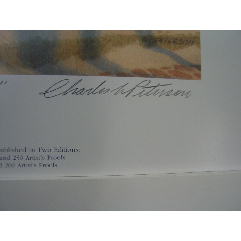 Charles Peterson Yesterdays Snow Ltd. Ed. Encore Edition Print  Mint