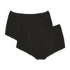 Sloggi Women Maxi 2 Pack Control Knickers, Black, 24 UK