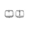 QWORK Pack of 50 Silver Metal Roller Buckle, Belt Hardware