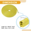 Partuto 1 Pcs 16.4ft Universal Car Door Edge Guard Strip