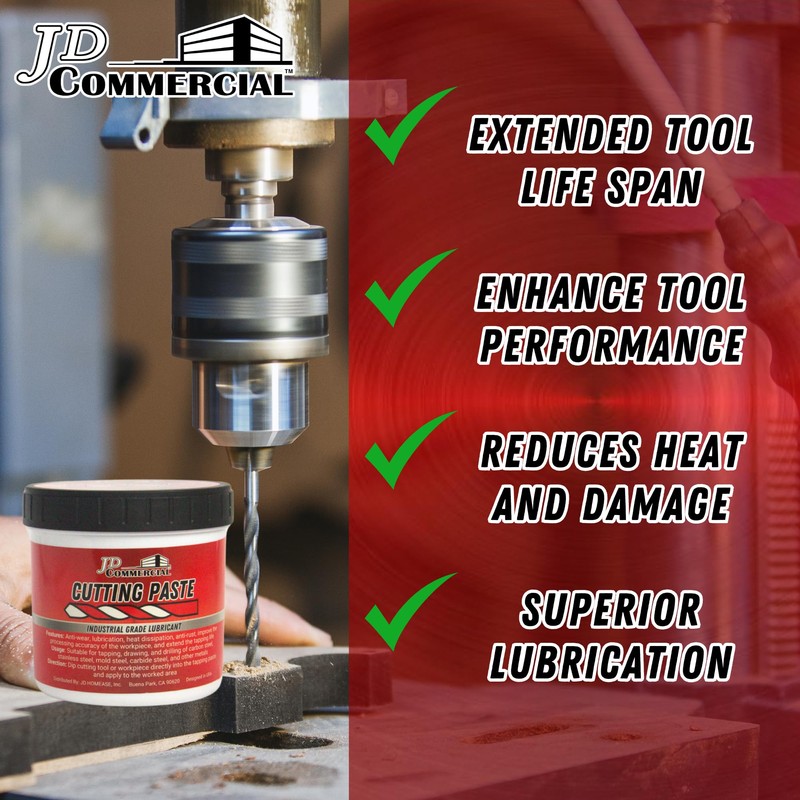JD Commerical Cutting Paste for Drilling Metal - 10 OZ,