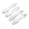 4PCS Exterior Door Handle Cover Trim ABS Chrome Self Adhesive