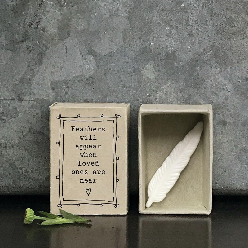 East of India Feather will appear when a loved ones