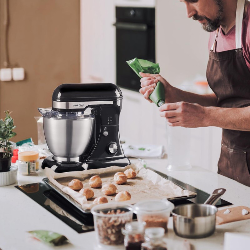 Geek Chef Electric Stand Mixer, 4.8QT 12 Speeds Tilt-head Food