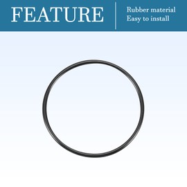 QUARKZMAN Nitrile Rubber O-Ring Replacement Rubber Seal 40 mm x 36 mm x 2 mm for Tap Plumbers Repair Seal Connection, Black Pack of 50