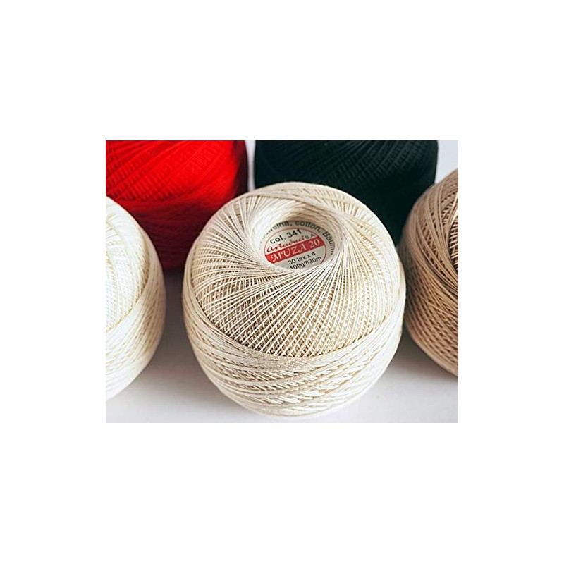 Luxurious Feel Crochet and Knitting Size 20, Fine Thread (908yd