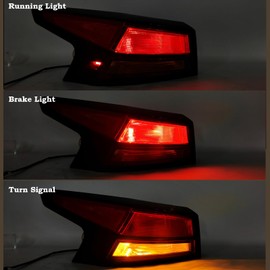 KAMDKI LH Halogen Type Outer Tail Light Fit for 2019 2020 2021 2022 Nissan Altima Rear Lamp Assembly Brake Lamp Left Driver Side With Bulbs NI2804118