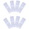KTOBTEL 8 Pieces Women Bra Extenders 2 Hooks 3 Rows