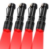 WAYLLSHINE 4 Pack Red Light Flashlight Single Mode Red LED