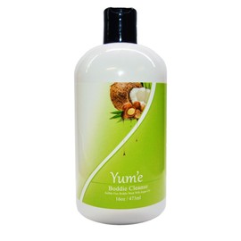 Yum'e Boddie Cleanse Sulfate Free, Paraben Free, Moisturizing Argan Oil Body Wash for use with Sunless Tans, Spray Tans, or any Self Tanner Body Finish - 16 oz