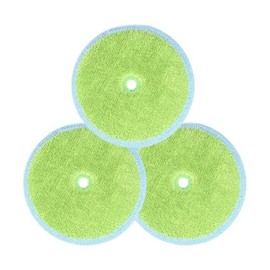 EVERYBOT Replacement Accessory of Three-Spin and Edge, Washable Microfiber Mop Pads for Robot (6pcs)