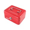 Cash Box 150 x 110 x 75 mm Red