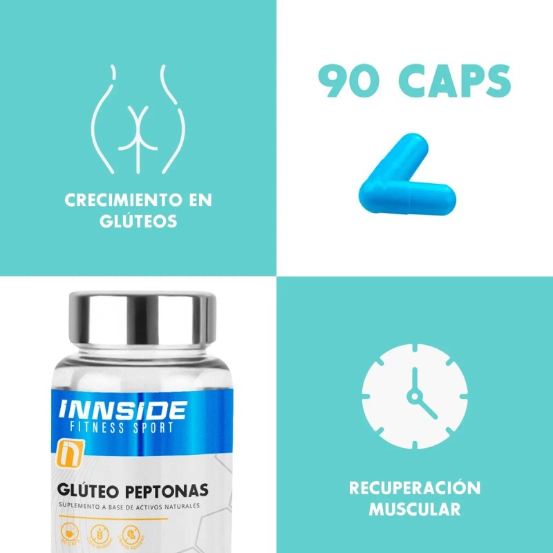 Innside Gluteo Peptona 90 Caps Crecimiento Metforpepto