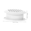 SHINEOFI 8Pcs Round Air Vent Holes for Cabinets Durable Ventilation