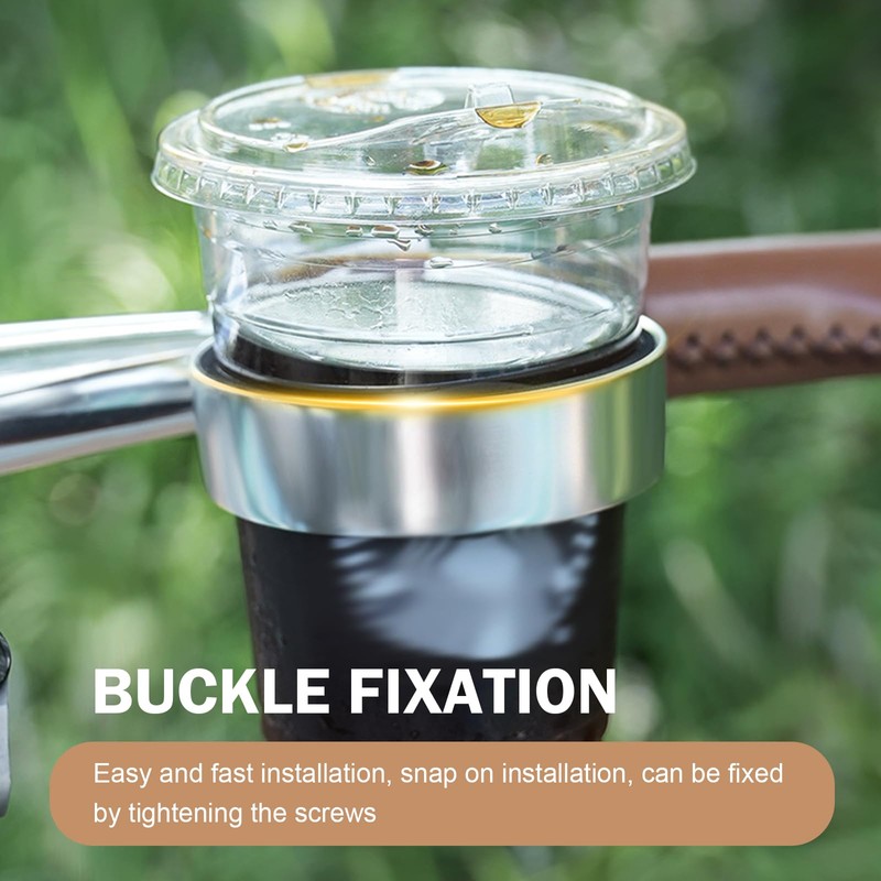 MOXRUQ Bike Water Bottle Holder, Coffee Cup Holder, Bicycle Bottle