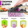 Multifunctional Vegetable Slicer with Accessories, Sharp Blades for Fruits and
