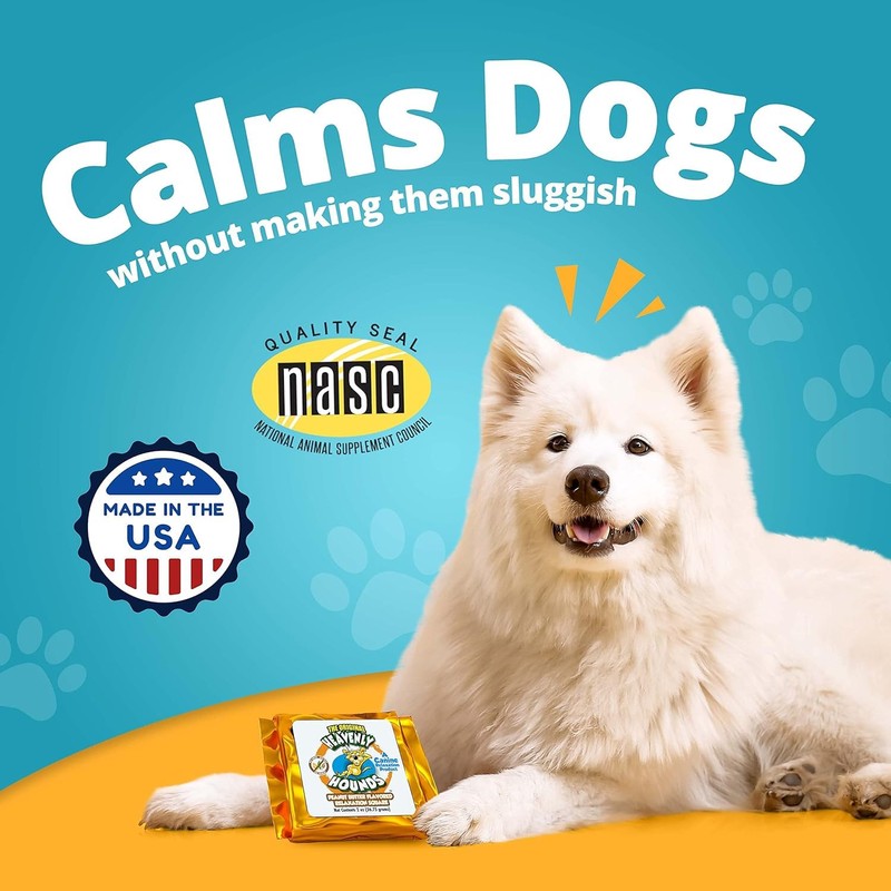 Heavenly Hounds Peanut Butter Chews - Anxiety Relief for Dogs