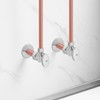 VEVOR 10-Pack Angle Stop Valve, 1/4 Turn Water Shut Off